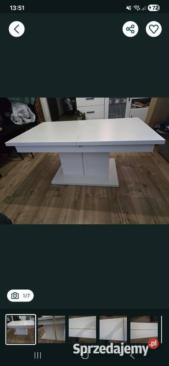 Stolik Stół Ława 114 rozkładany do 144 wysokość Stoliki kawowe i ławy Tenczyn sprzedam