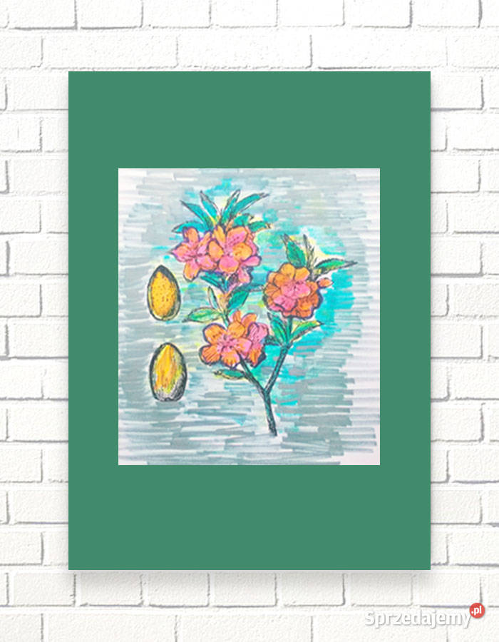 botaniczny obrazek do domu vintage plakat 30x40 Olsztyn