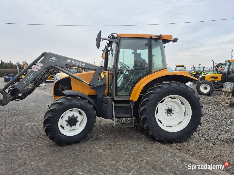 Renault Ares 540 z ladwaczem case same zetor Renault Turek