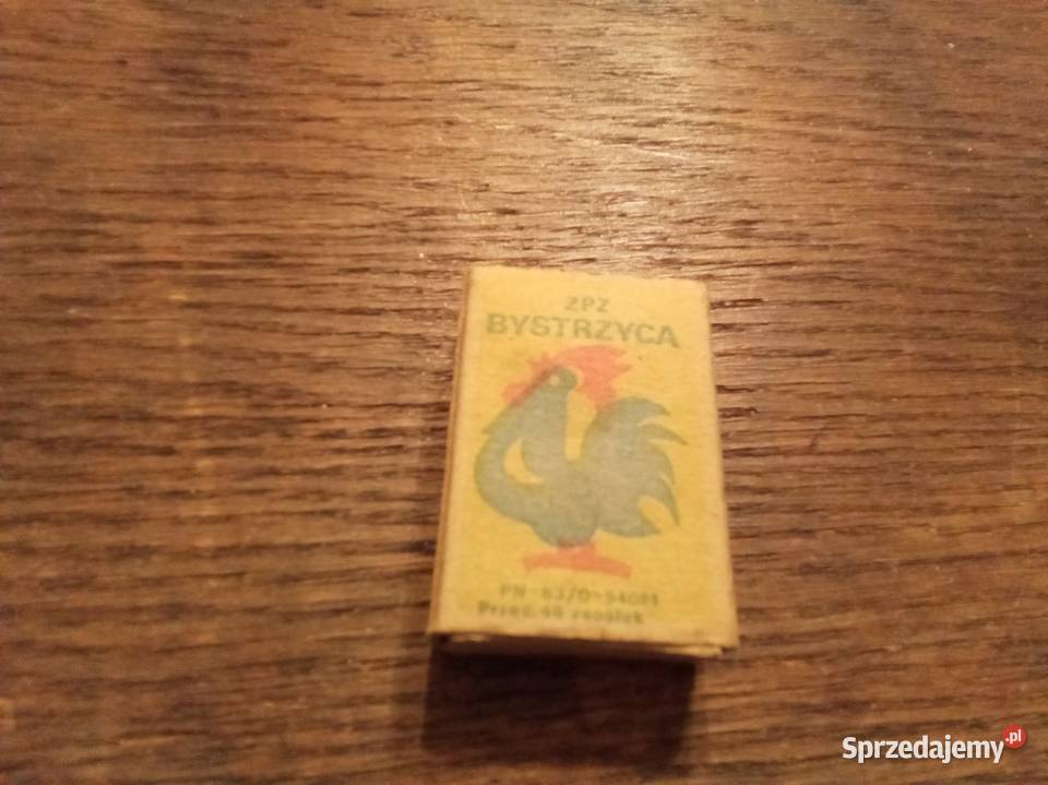 Pudełko zapałkach PRL kogut mazowieckie sprzedam