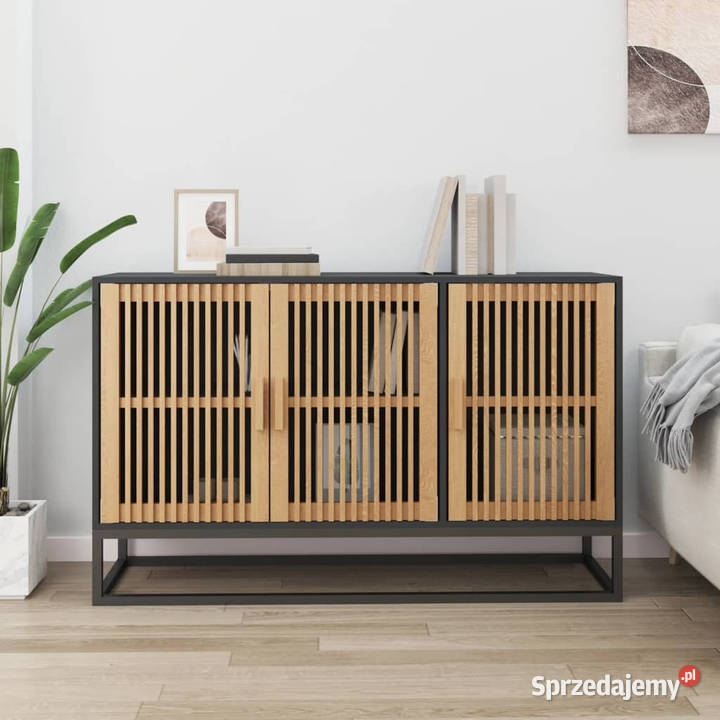 Szafka czarna 105x30x65 materiał drewnopochodny Warszawa