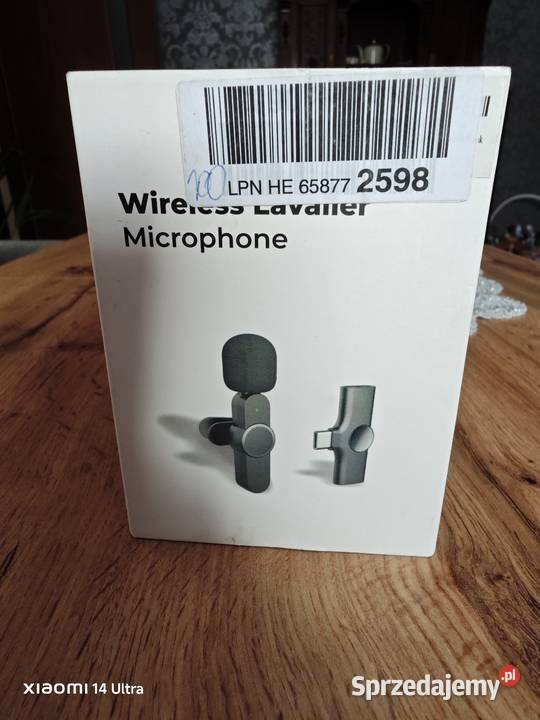 Bezprzewodowy mikrofon krawatowy