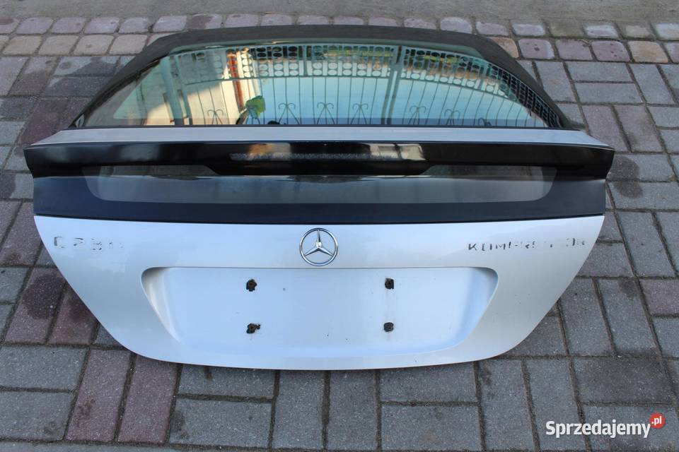 KLAPA TYŁ TYLNA 744 MERCEDES W203 COUPE