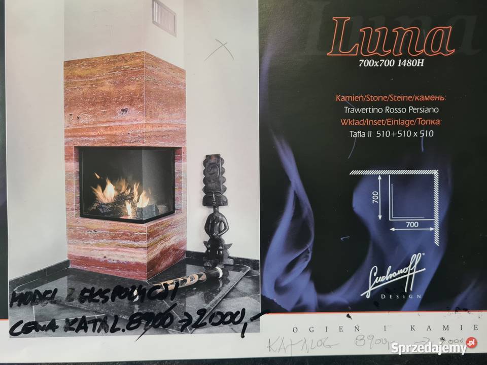 Obudowa kominek wyprzedaż magazynu Jełowa