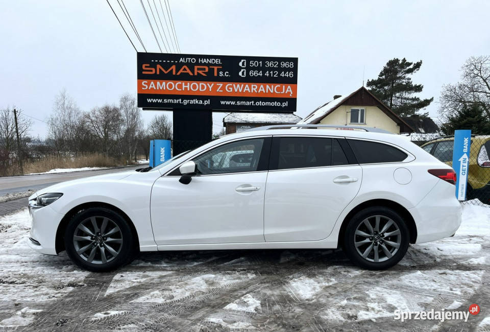 Mazda 6 Automat Navi Biała Perła Salon HUD III Kombi