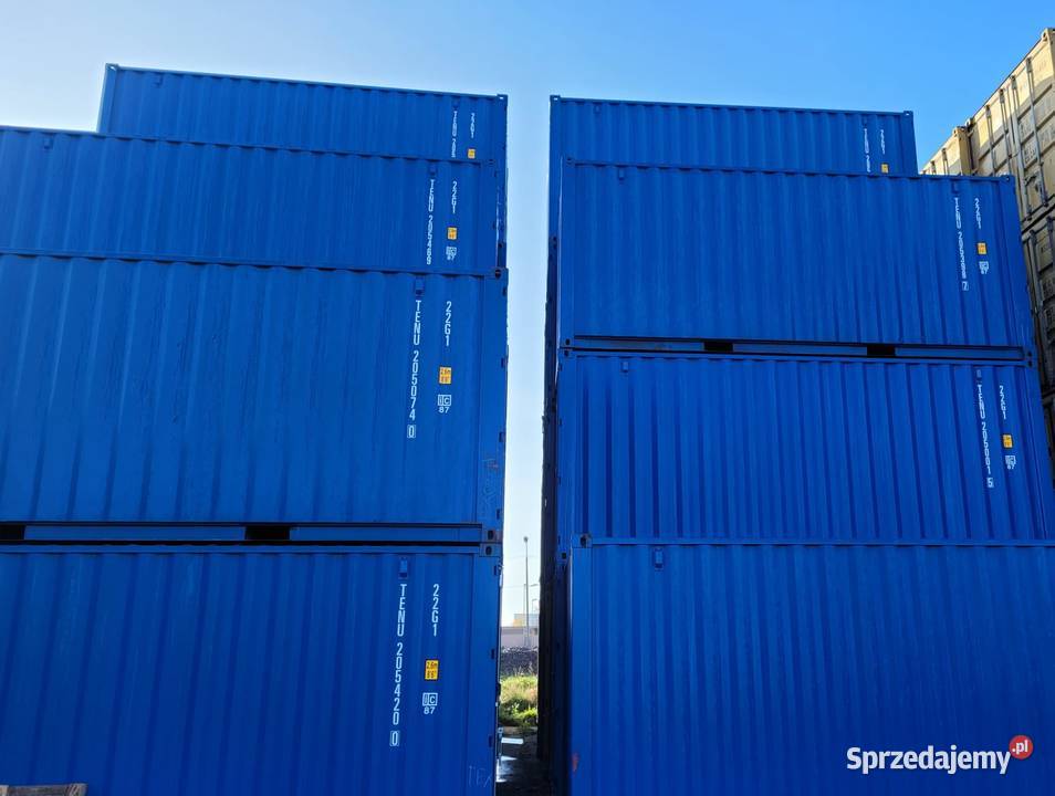 Nowy kontener 20DCDV RAL5010 TANIO sprzedam pomorskie Gdańsk