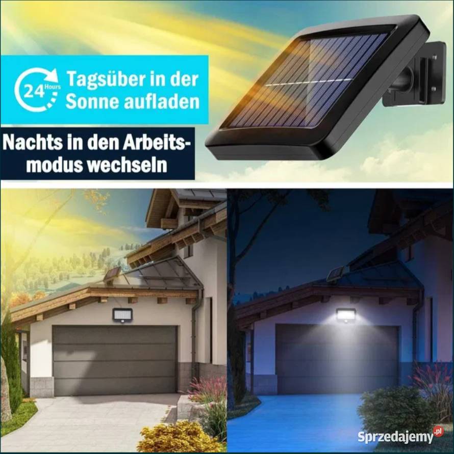 Lampa solarna kinkiet 118 LED 300 LM Poraj sprzedam