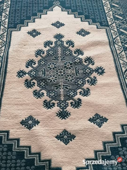 Wełniany oryg dywan tunezyjski 250x150 wielokolorowy