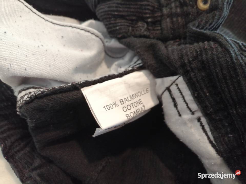 Spodnie sztruksowe cargo bojówki 98 Berti Odzież Spodnie Czeladź