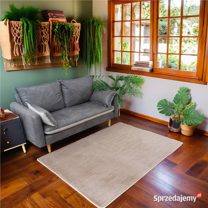 Dywan STRADO Rabbit 3D pluszowy miękki królik opolskie