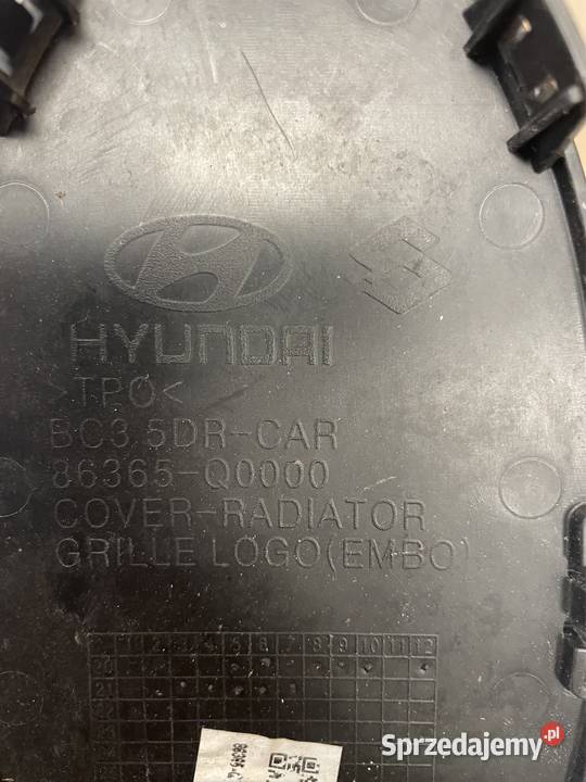 Hyundai i20 III znaczek logo atrapy 86365q0000 osobowe Kozubszczyzna