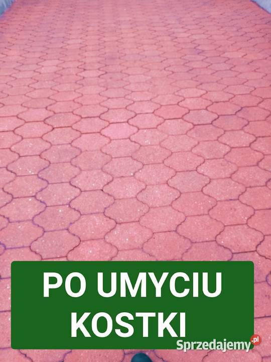 Mycie kostki brukowej