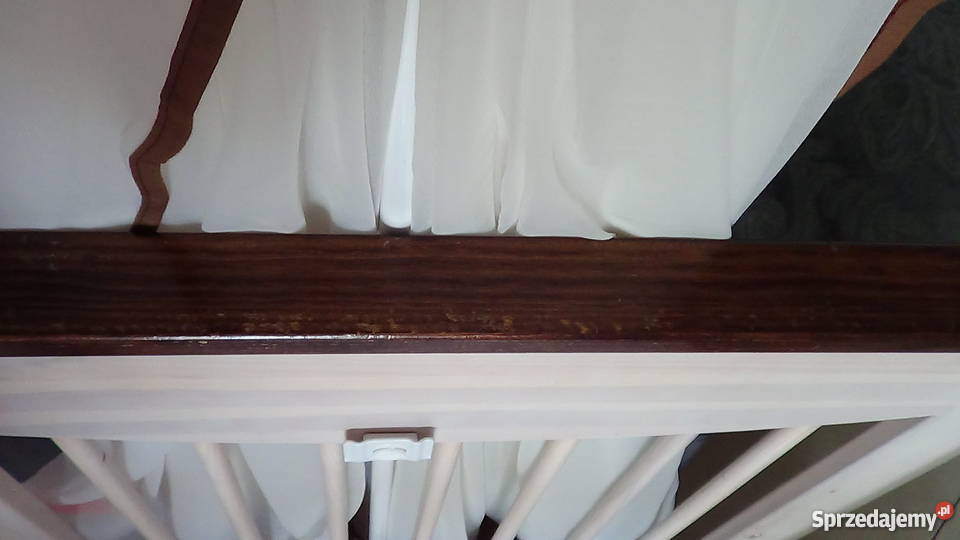 ŁÓŻECZKO DREWNIANE DREWEX z nowym materacykiem