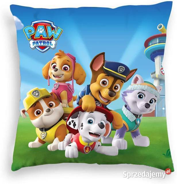 Poszewka na poduszkę Psi Patrol Wielokolorowa AS Pokój dziecięcy Płock