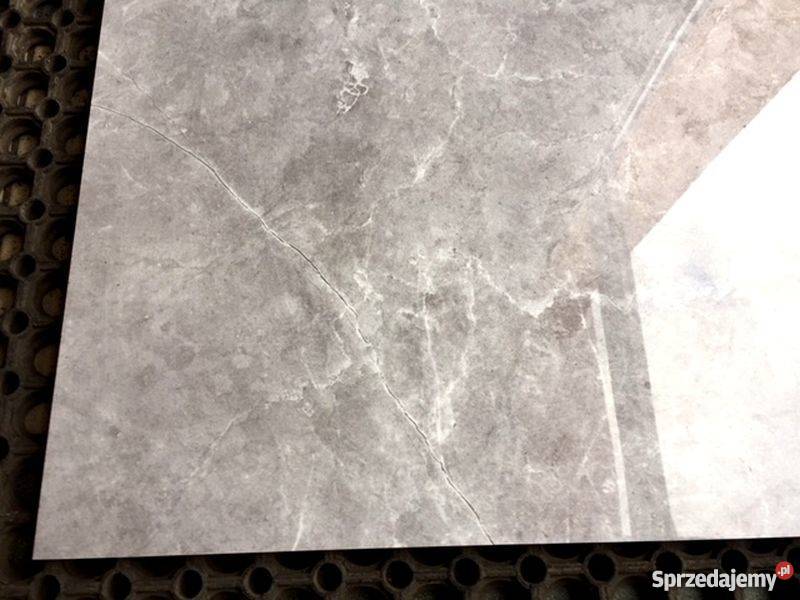 SZARY GRES POLEROWANY SILVER GREY 60X60 łódzkie