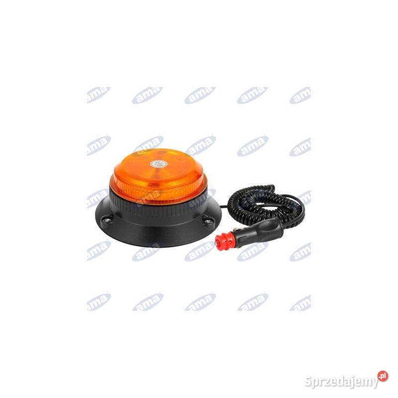 Lampa ostrzegawcza LED 1224V montowana na magnes małopolskie Kamionna