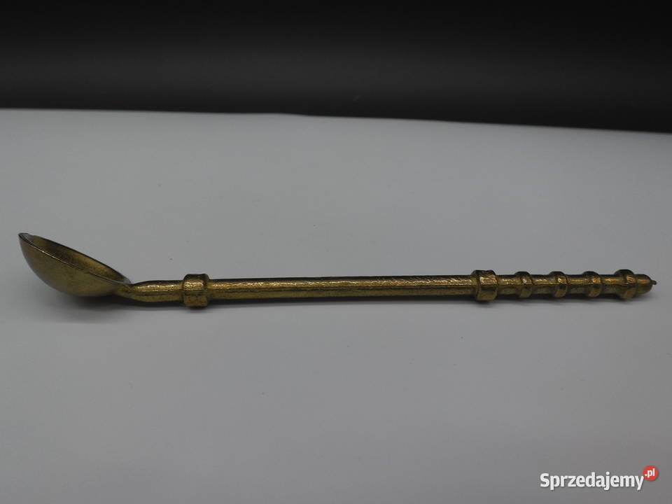 Mosiężna łyżeczka antyczna wielkopolskie Raszków sprzedam