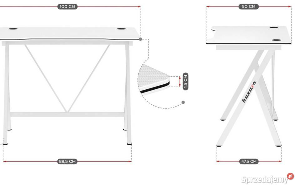 Biurko Gamingowe Huzaro Hero 100x50