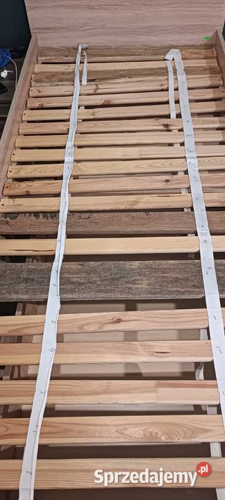 Łóżko pojedyńcze z materacem 90cm podkarpackie Przecław