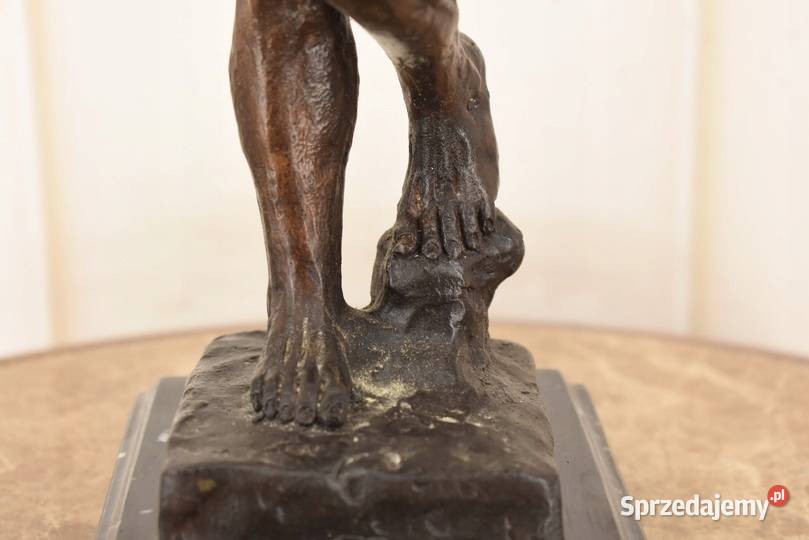 Auguste Rodin Adam Posąg Akt Mężczyzny Sygn Dekoracje ogrodowe Kraków