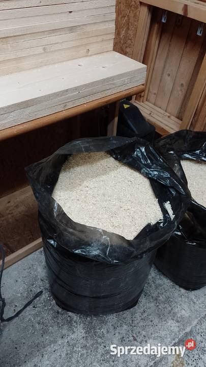 Trociny 120L suche bez pyłu z drewna suszarni Pozostałe Roczyny