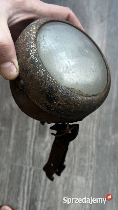 Lampa Rowerowa Zabytkowa Prl Melas Ptr 108 Polanka Wielka