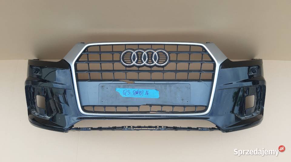 AUDI Q3 8U ZDERZAK PRZÓD GRILL ATRAPA ABSORBER