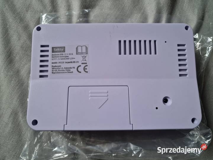 NOWY Budzik cyfrowy Setty z termometrem i budzik Wrocław