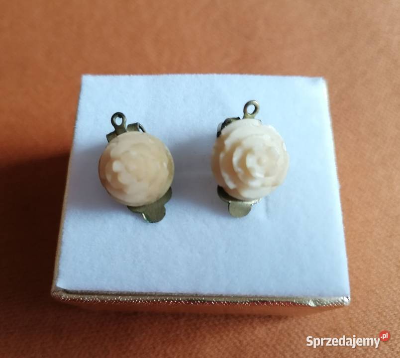 Klipsy różyczki Klipsy łódzkie Łódź