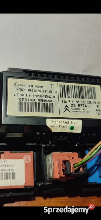 Panel nawiewu klimatyzacji Citroen C5 20042008