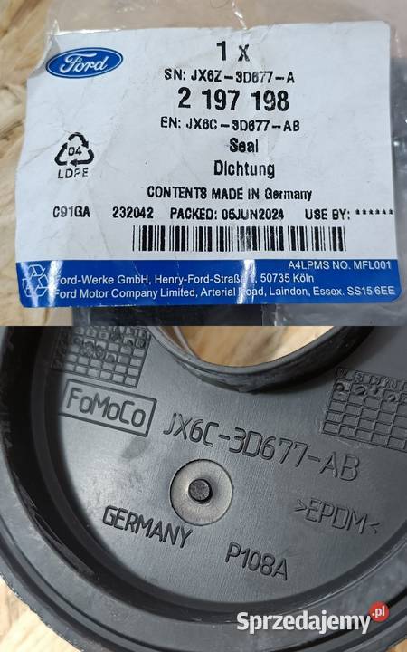 FORD KUGA 20 USZCZELKA MIESZEK OCHRONNY KOLUMNY Pleszew