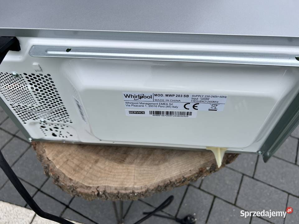 Kuchenka Mikrofalowa Whirlpool MWP203SB Izdebnik
