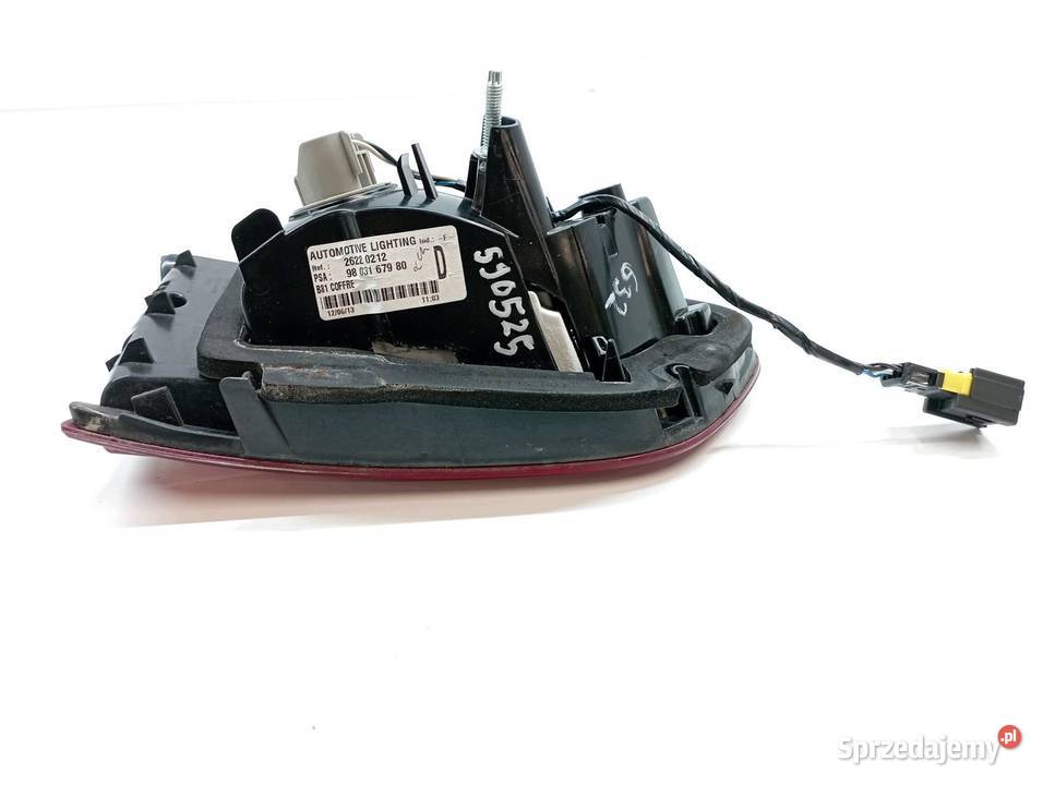 LAMPA TYŁ W KLAPĘ PRAWA 9803167980 Citroen DS5 I Oświetlenie