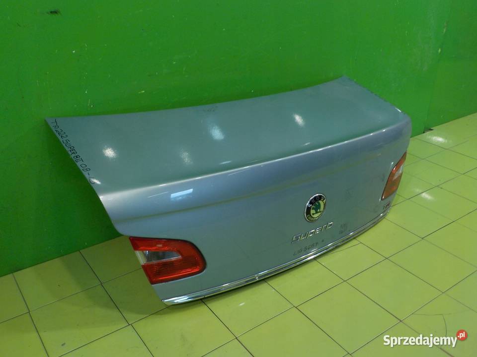 SKODA SUPERB II 20 TDI 13r HB 5D klapa tyl osobowe Suków