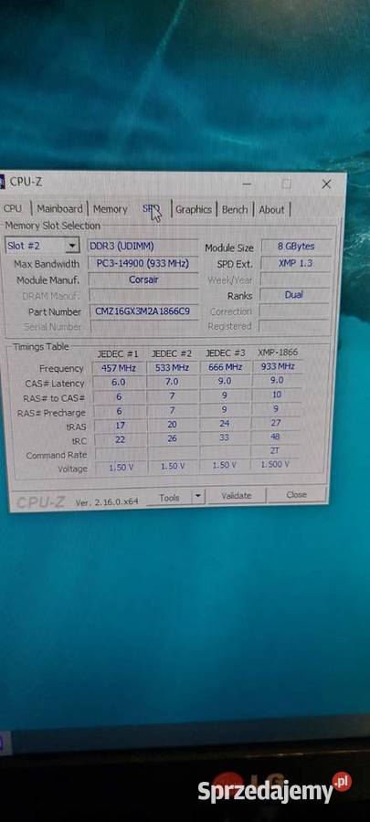 Komputer stacjonarny Monitor 16GB ram karta Liczba rdzeni procesora 6 Pozostałe Elektronika Częstochowa