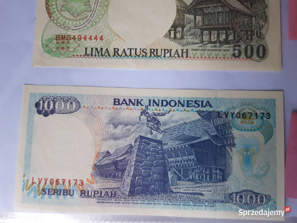 Banknot kolekcjonerski Indonezja Litwa