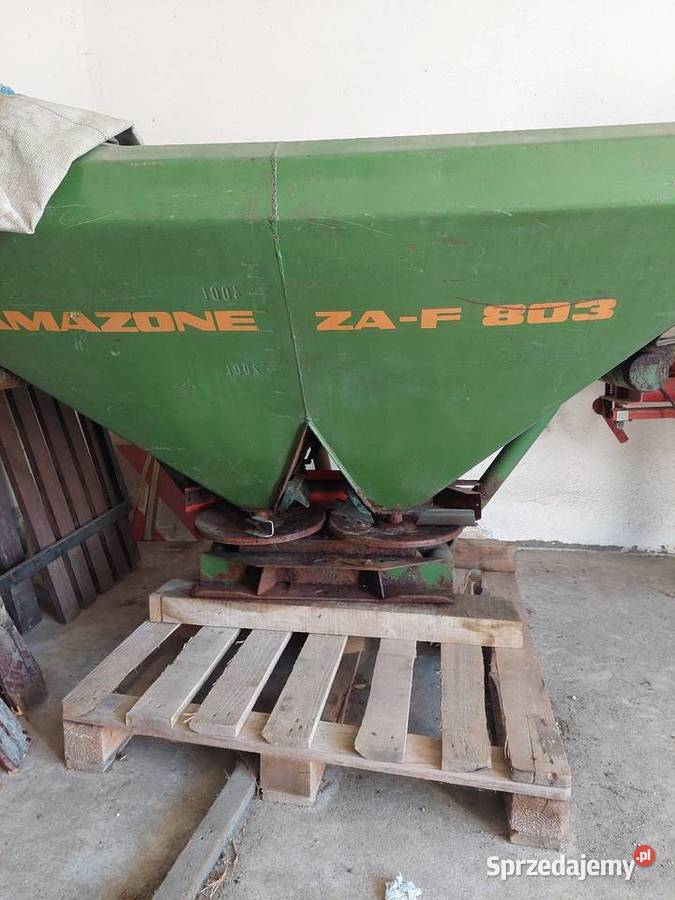 Siewnik do nawozu Amazone 803 Siewniki i sadzarki wielkopolskie Konin