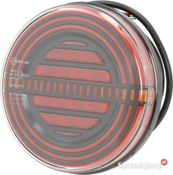 Lampa tylna zespolona LED okrągła 1224V 142 mm Kamionna