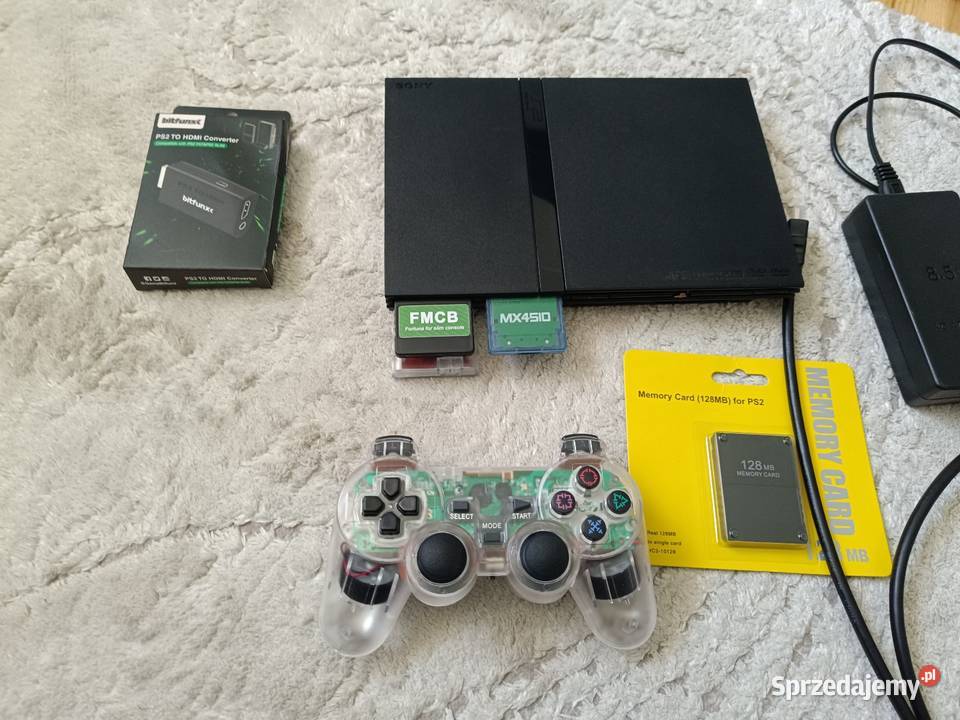 Konsola Sony PlayStation 2 Slim SCPH77003 2 FMCB Pruszków