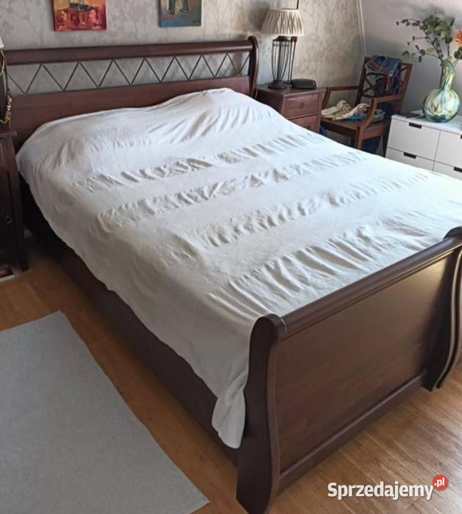 Sypialnia łóżko 160x200 szafki nocne Kamieniec Ząbkowicki