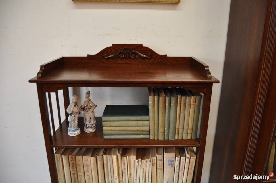 Etażerka dębowa secesyjna Meble Kępnica