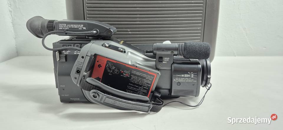 Kultowa Kamera VHSC Hitachi VMC52E Retro Zestaw Biłgoraj