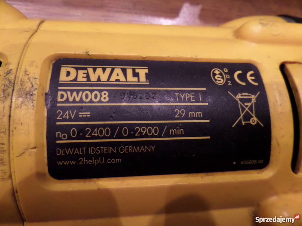 DEWALT ZESTAW 24V MŁOTOWIERTARKA DW005 PIŁA Bolesławiec
