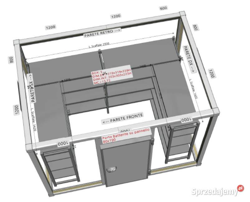 regały półki do chłodni i mroźni Biznes i Przemysł mazowieckie Warszawa