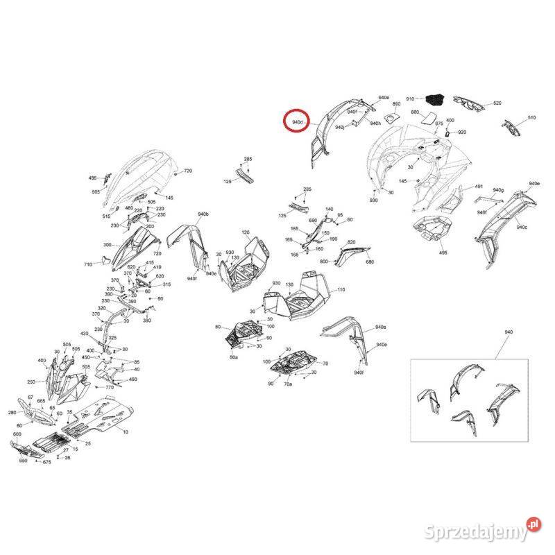 Poszerzenie błotnika prawy tył CanAm renegade