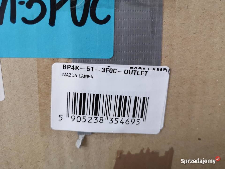 LAMPA PRAWY TYŁ MAZDA 3 20032006 ORYGINAŁ ASO