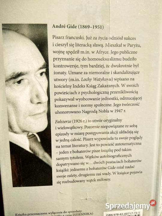 Gide Fałszerze książki Bródno antykwariaty Warszawa