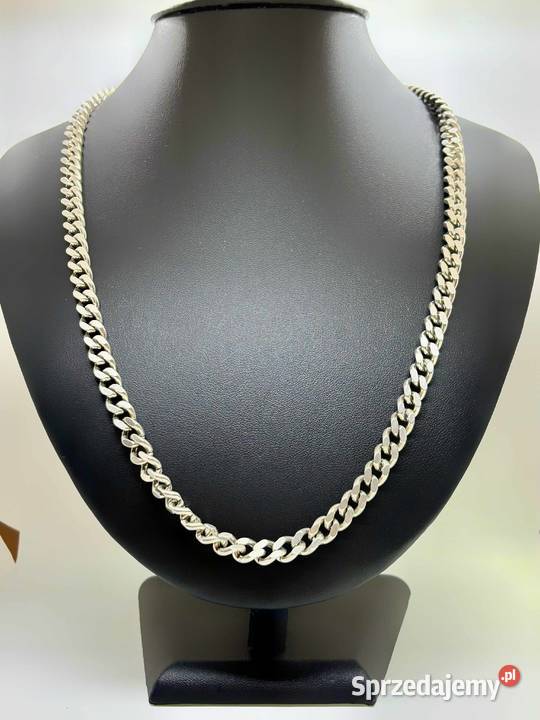 Srebrny Łańcuszek pr 925 6109g Długość 575 srebro Elbląg