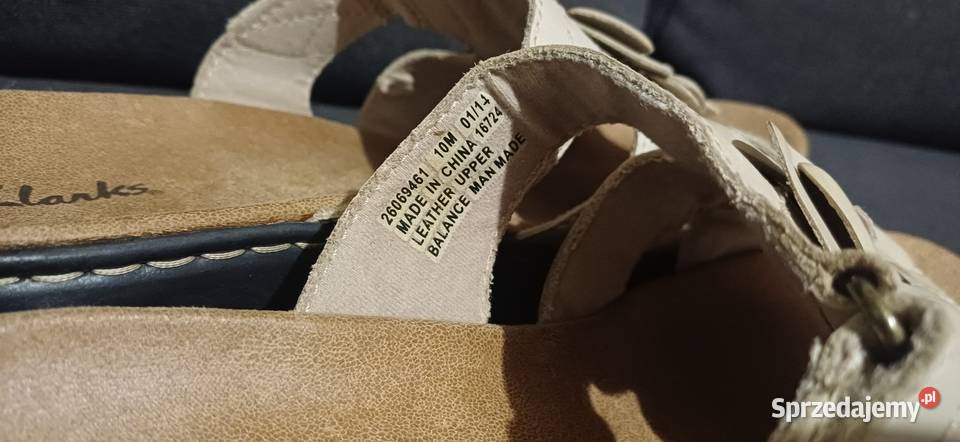 Klapki na kotornie skórzane 40 Nisko sprzedam