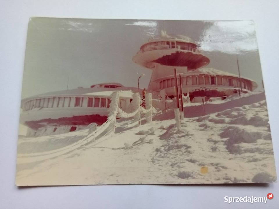 Pocztówka Śnieżka Obserwatorium 1978r NOWA
